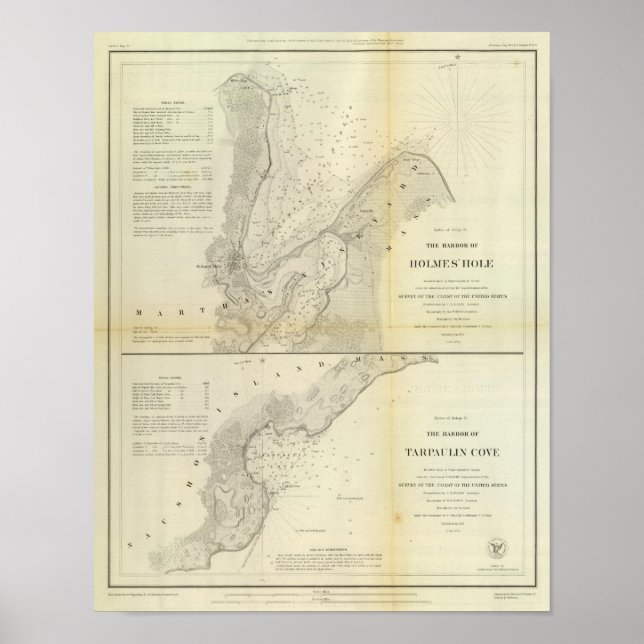 Holmes' Hole, Planenbucht Poster (Vorne)