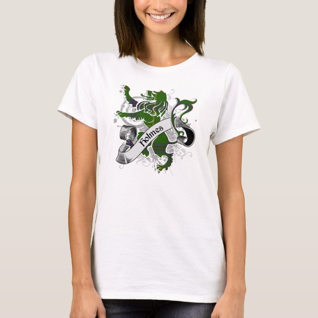 Holmes Tartan Lion T-Shirt (Vorderseite)