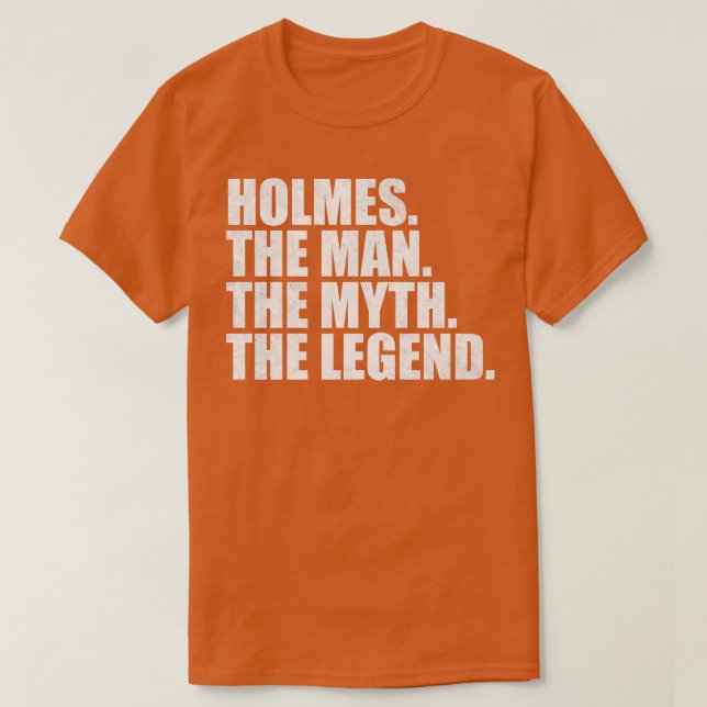 HolmesHolmes Familienname Holmes Nachname Holmes S T-Shirt (Design vorne)