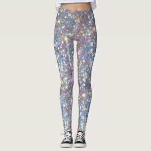 Holo bezaubernde Glitzer-Druck LEGGINGS vom Glitz!
