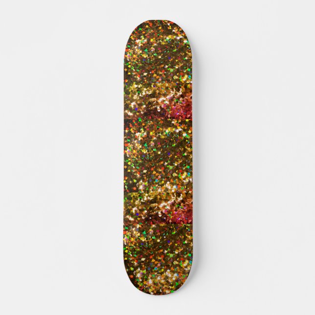 Holo Golf Glitzer Glitz Board Skateboarding Skateboard (Vorne)