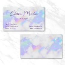 Holo Marble Glam Handgeschriebenes Signaturskript