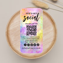 Holo Opal Stylischer QR Code Connect mit unserem T