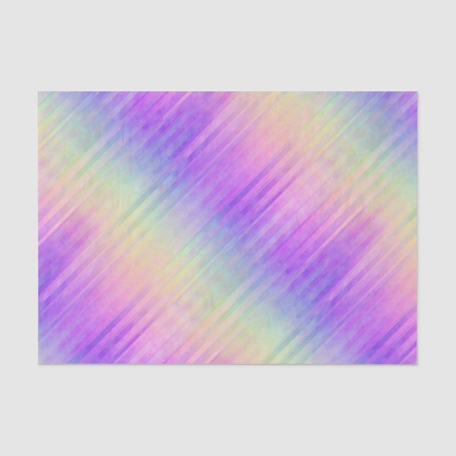 Holo Regenbogenpinstreifen: Seidenpapier (Vorderseite)