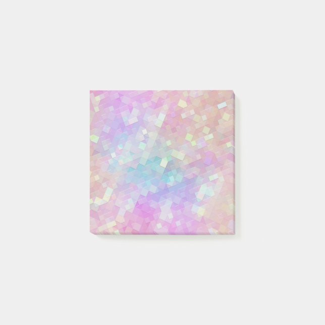 holo sparkle mosaic : post-it klebezettel (Vorderseite)