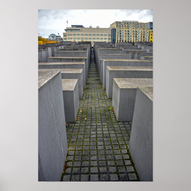 Holocaust-Gedenkstätte, Berlin, Deutschland Poster (Vorne)