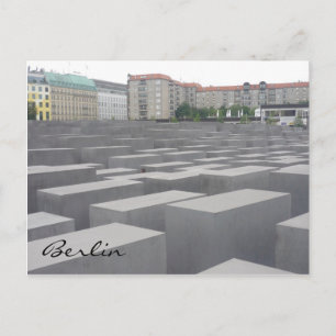 Holocaust-Gedenkstein Postkarte
