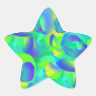 Holocore-Drachenschuppen : Stern-Aufkleber
