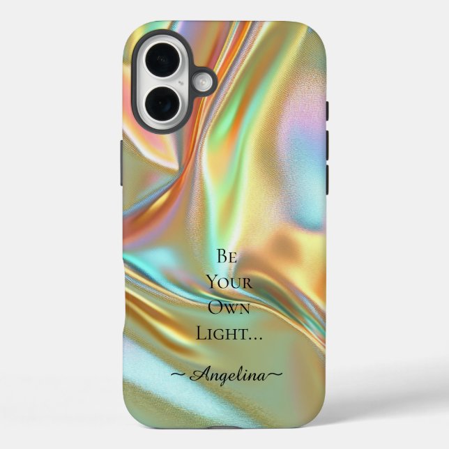 Holografische Ästhetik Case-Mate iPhone Hülle (Rückseite)