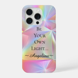 Holografische Ästhetik iPhone 15 Pro Hülle