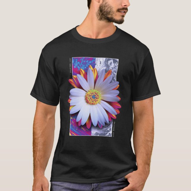 Holografische Blume atmen T-Shirt (Vorderseite)
