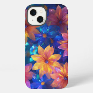 holografische Blumen Handyhülle iPhone 13 Hülle