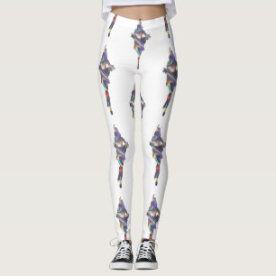holografische Flapper-Leggings Leggings
