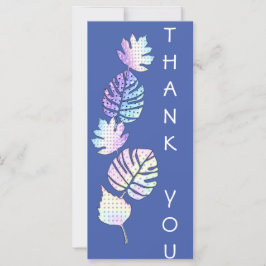 Holografische Leaf-Muster-Flachkarte