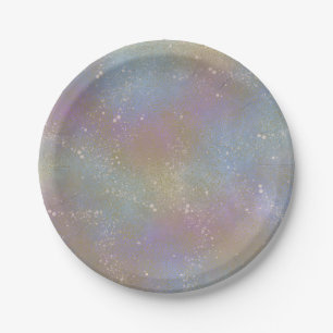Holografische Rainbow-Teller Pappteller