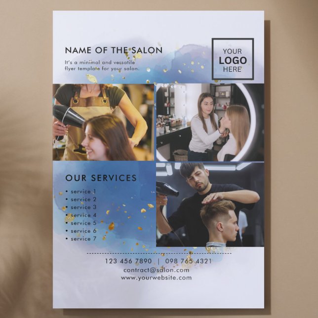 Holografische Signatur-Script Moderner Glam-Glitze Flyer (Holographic Signature Script Modern Glam Glitter Flyer
)