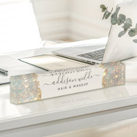 Holografische Signatur-Script Moderner Glam-Glitze