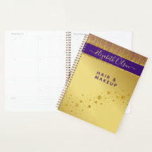 Holografische Signatur-Script Moderner Gold-Glitze
