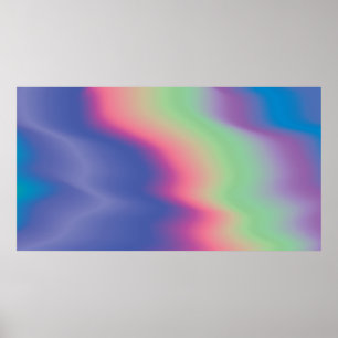 Holografische Textur mit bunten Flecken. Psycho Poster