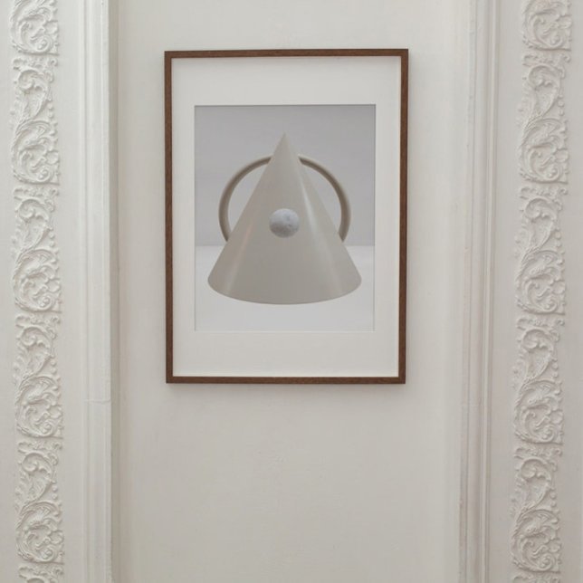 Holografischer 80er Moderne Futuristische Kunst Poster (Von Creator hochgeladen)