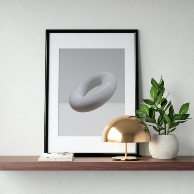 Holografischer 80er Moderne Futuristische Kunst Poster (Von Creator hochgeladen)