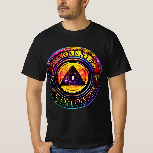 Holografischer Aufkleber T-Shirt (Vorderseite)
