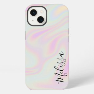 Holografischer Eleganter Irisierender Regenbogen-N iPhone 13 Hülle