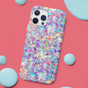Holografischer falscher Glitter-Glas-Look iPhone 16 Hülle