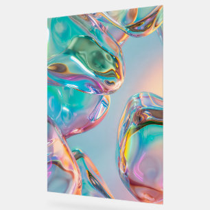 Holografischer Flüssigmetall-Gradient-Aura-Ästheti Acrylschild