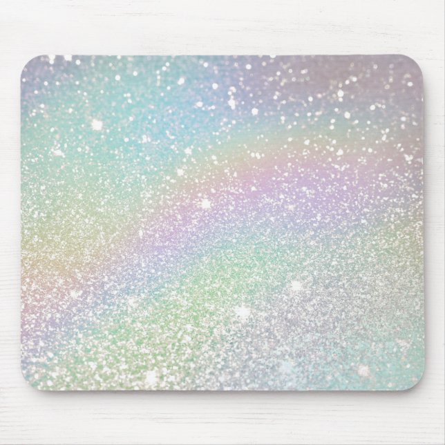 Holografischer Glitzer Mousepad (Vorne)