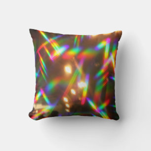 holografischer Hintergrund des Prismenbogens Kissen