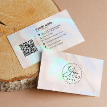 Holografischer Opal Professional Company Logo QR-C
