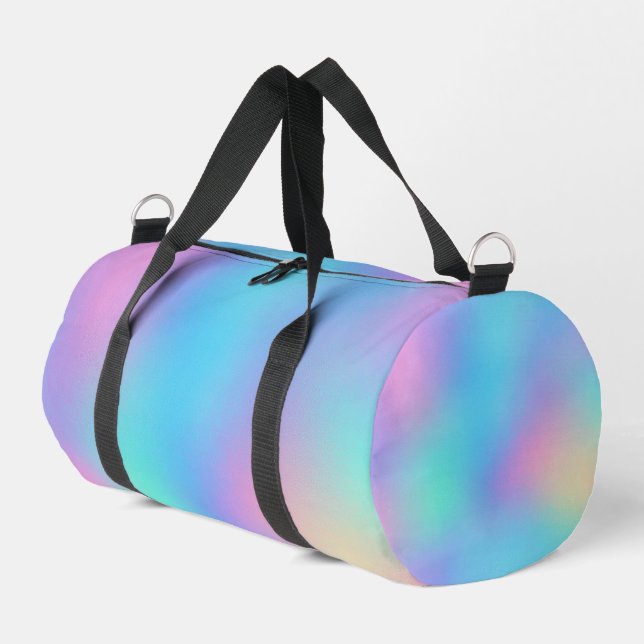 Holografischer Pastelltraum Duffle Bag (Linke Seite)