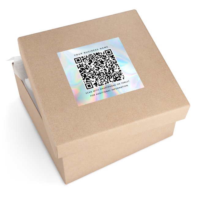 Holografischer QR Code Business und Beruflich Etiketten (Von Creator hochgeladen)