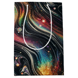 Holografischer Rainbow-Glitzer 70er Galactic Creat Mittlere Geschenktüte