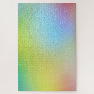 Holografischer Regenbogen Bokeh Blur farbenfroher  Puzzle