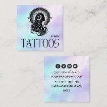 Holografisches Celestial-Tattoo-Studio