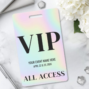 Holografisches einfaches VIP-Event Ausweis
