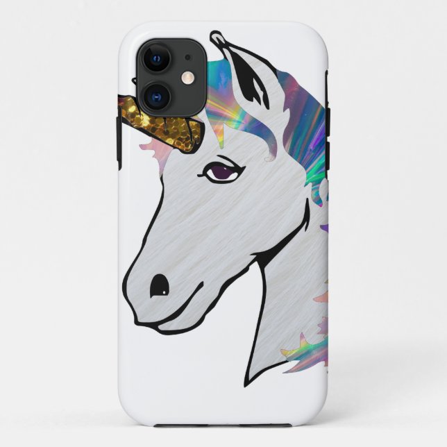 holografisches Einhorn Case-Mate iPhone Hülle (Rückseite)