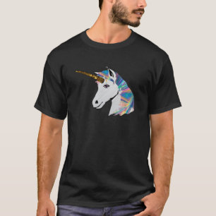 holografisches Einhorn T-Shirt
