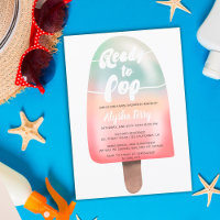 Holografisches Eis Gefälle Pop Babydusche