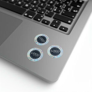 Holografisches Logo für kundenspezifische Geschäft Runder Aufkleber