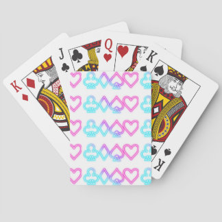 Holografisches Musterdesign. Spielkarten