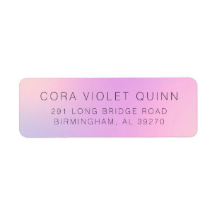 Holografisches Ombre-Label