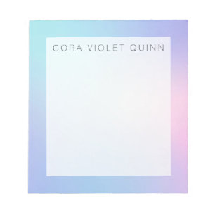 Holografisches Ombre Notizblock