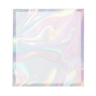 Holografisches Rosa Notizblock