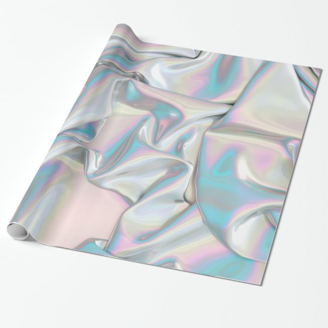 Holografisches Schleifpapier Geschenkpapier (Ungerollt)