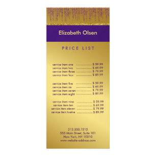 Holografisches Unterschriften-Skript Modernes Gold Werbekarte