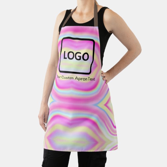 Hologram Custom Schürze, Business Logo Personalisi Schürze (InSitu)
