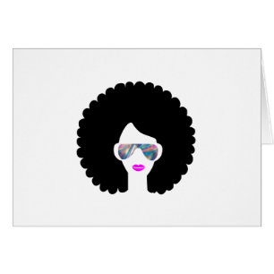 Hologramm Afro Mädchen